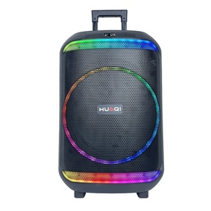 Haut-parleur trolley Bluetooth 12 pouces à succès avec éclairage LED RGB V5.3, puissance de sortie 40W, portée 20M pour <span class=keywords><strong>musique</strong></span> d'ambiance au <span class=keywords><strong>bureau</strong></span> et à la maison - Product Image 1