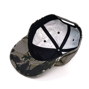 Üretici Erkek Spor Açık Hava 5 Panel Yapısız Kamuflaj Özel Nakış Logolu Camo Kumaş Beyzbol Şapkası - Product Image 6