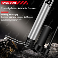 Pompe à pied haute qualité 160 PSI avec manomètre, valve Schrader pour vélo, pompe à air portable pour pneus de vélo