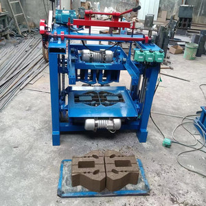 QT Semi-Automatic Electric Pressure Vibration Hollow Block Making Machine with Cement Fly Ash Mold 220V/380V - Product Image 3