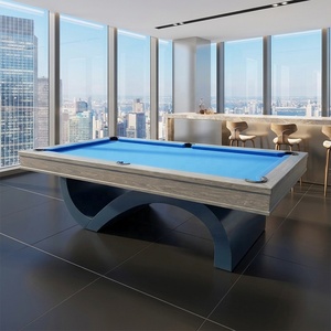 Table de <span class=keywords><strong>billard</strong></span> 9/<span class=keywords><strong>8</strong></span>/7 pieds sur mesure à prix d'usine avec cadre en bois massif, plateau en ardoise, coussinets et design moderne convertible - Product Image 6