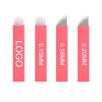 Aiguilles de microblading jetables de haute qualité 0,18 mm pour sourcils, fournitures de microblading, aiguilles micro-nano Tebori