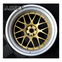 JJSEES Custom Motorsport Gold 17 18 19 20 21 pouces 4X100 5X114.3 Jantes forgées à déport progressif Apex Ml-10rt pour BMW M3 M4 X3 X4