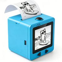 Photo Booth AI Profesional dengan Operasi Senyap, Printer Struk 200DPI, Antarmuka USB untuk Meningkatkan Imajinasi Anak