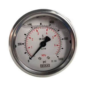 Wika chống sốc thép không gỉ bùn bơm đo áp suất 6 "(150mm)0 ~ 20000psi ,6" standpipe đo áp suất - Product Image 1