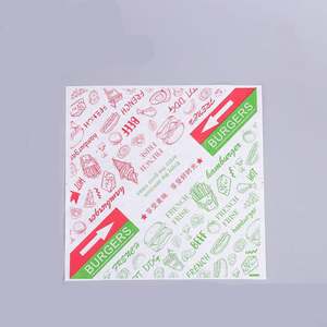 Food Grade Custom Logo Printed Hot Sale Wax <b>Paper</b> Grease Proof Sandwich <b>Paper</b> - Product Image 4