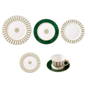 Collection de <span class=keywords><strong>vaisselle</strong></span> de mariage en céramique au design marbré, assiettes en céramique, fournitures hôtelières, <span class=keywords><strong>vaisselle</strong></span> élégante - Product Image 6