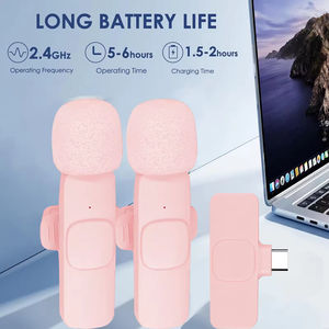 Micrófono de Solapa Inalámbrico 2.4G con Clip, USB C, Mini Micrófono de Solapa, Plug-and-Play, 2026 - Product Image 2