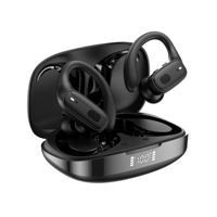 Écouteurs sans fil à crochet d'oreille, autonomie de 80 heures, Bluetooth 5.3, écouteurs sans fil à oreille ouverte, écouteurs de sport et de jeu