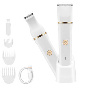 <span class=keywords><strong>Rasoir</strong></span> électrique 4 en 1 étanche à l'eau et à sec pour femmes pour les poils pubiens, <span class=keywords><strong>rasoir</strong></span> <span class=keywords><strong>intime</strong></span> pour femmes et tondeuse à poils corporels - Product Image 1