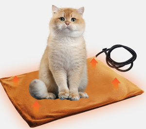 Blue 70cm*45cm (27.55*17.71 In)Pet <b>Heating</b> <b>Pads</b> for <b>Dogs</b> and Cats with Chew Resistant Cord with Eu, US, JP and Au Plugs - Product Image 1