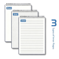 Carnet à spirale transparent en PP, bloc-notes personnalisé avec logo, journal à spirale pour étudiants, bureau, école, bloc-notes avec impression personnalisée