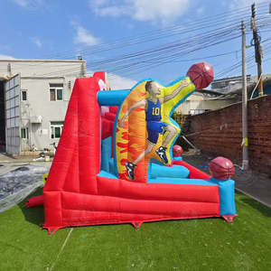 Juego <span class=keywords><strong>de</strong></span> Baloncesto Inflable Comercial para Interiores con Aro <span class=keywords><strong>de</strong></span> Doble <span class=keywords><strong>Tiro</strong></span> para Parques <span class=keywords><strong>de</strong></span> Aventura y Jardines <span class=keywords><strong>de</strong></span> Infancia - Product Image 2