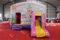 Château gonflable WINSUN, grand parc de jeux sur le thème des princesses, ignifuge et imperméable en PVC, installation facile