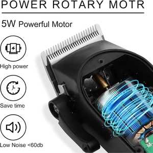 Tondeuse à cheveux électrique Solimpia, tondeuse à cheveux réglable, machine à couper les cheveux, recharge USB, tondeuse à cheveux pour hommes, soin du corps - Product Image 6