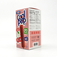 Emballage en carton pour glaces et sucettes glacées, carton alimentaire avec traitement résistant à l'humidité et à la graisse