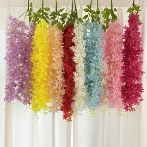 Guirlande artificielle de glycine Suzume II 30cm-100cm pour décoration de mariage, extérieur et intérieur, guirlande florale suspendue - Product Image 2