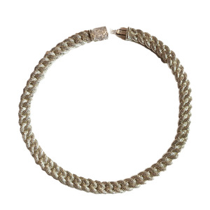 All'ingrosso <span class=keywords><strong>collana</strong></span> di gioielli Hiphop da <span class=keywords><strong>uomo</strong></span> 14mm argento placcato oro taglio ghiacciato CZ diamante Miami cubano zircone pietra principale - Product Image 2