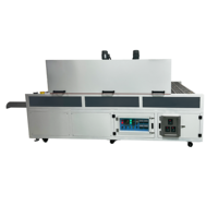 Four de traitement thermique 220V, four tunnel, machine de séchage, bande transporteuse infrarouge, placage plastique, 380V, garantie 3 ans, 0,49t