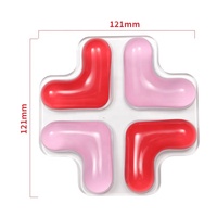 Sanskrit dessin animé Gel forme clavier tapis tapis de souris rouge rose accoudoir poignet Transparent tapis de souris jeu tapis de souris pour bureau à domicile