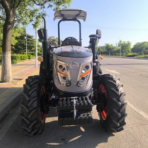 Tracteurs agricoles à moteur turbocompressé 70HP 90HP 100HP avec auvent pare-soleil 4x4 à vendre - Product Image 2