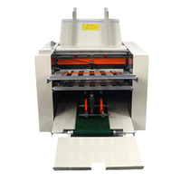 Utilisation électrique automatique de machine de pliage de papier croisé de contrôle d'écran tactile pour le papier, les feuilles de cuivre, les invitations, les billets, les dessins