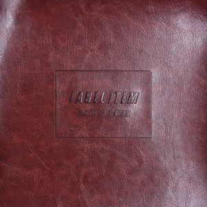 Hoogwaardige hete-stempel gepersonaliseerde logo geprägte PU lederen labels en patches voor jeans en tassen - Product Image 3