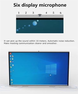 All In One Interactive Touchscreen Smart Whiteboard 4K UHD Wall Mount Built In Camera For Training Conference Business Meeting - Product Image 4