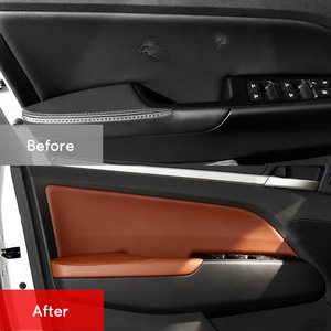 Hyundai Elantra <b>Door</b> <b>Trim</b> Kit 2016-2019 True Microfiber Leather Interior Panel Refurbishment - Product Image 2