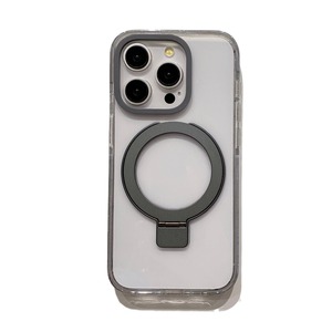 Nam Châm Đứng Chủ Hybric Long Lanh Bột Cover Quay Lại Cho <span class=keywords><strong>Iphone</strong></span> 12 13 14 15 16 Cộng Với Pro Max Bumper Rõ Ràng Trường Hợp Điện Thoại - Product Image 2