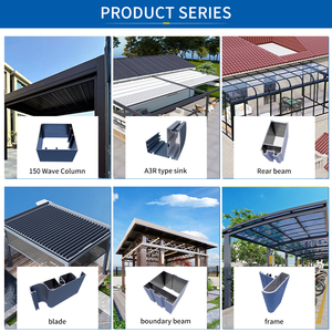 Cochera Cantilever para Exteriores de Alta Calidad, Duradera, Moderna y Sencilla, con Estructura de Aleación de Aluminio y Techo Plano de Policarbonato Impermeable - Product Image 6