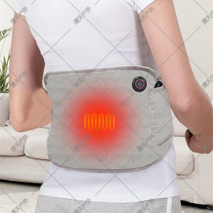 Cinturón de Soporte Lumbar Ajustable con Calefacción, Gris Caqui, Nailon, Electro-Térmico, para Adultos - Product Image 1