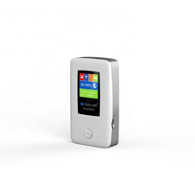 Wifi Hotspot Device No Contract Unlimited Portable Esim Router with Sim Card Power Bank Function 300Mbps 5200mAh