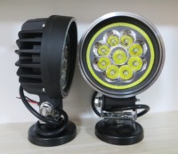 Faro redondo LED BSG de 45W con apertura, superventas, luz de trabajo LED cuadrada de 4 pulgadas, luz de trabajo LED para camión