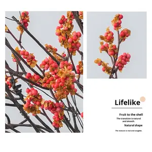 Neue künstliche Blume im chinesischen Stil: Südländische Schlangenranken-Gänseblümchen aus Kunstharz für Wohnzimmerdekoration, Wabi-Sabi Zen Landschaft, Trockenzweig - Product Image 3