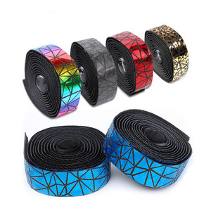 カスタムサポートされている<span class=keywords><strong>EVA</strong></span>レーシングサイクリングロード自転車ハンドルバーグリップバンドPUハンドルバーグリップテープ自転車ハンドル用 - Product Image 3