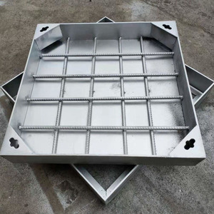 Yixinglong Stainless Steel Square Manhole Cover 600x600mm Double Layer Concealed Decorative Paving - Product Image 3