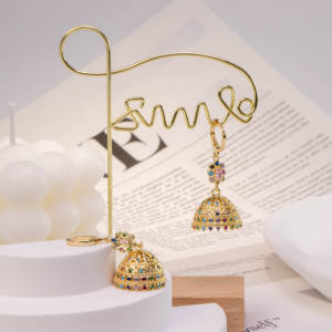 Boucles d'oreilles pendantes en argent plaqué argent pour femmes, design antique, boule creuse, style bohème exagéré, personnalité affirmée, 2 ans - Product Image 5