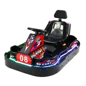 Máquina de juego de kart de carreras de doble uso con batería para niños y adultos, equipo de entretenimiento go-kart