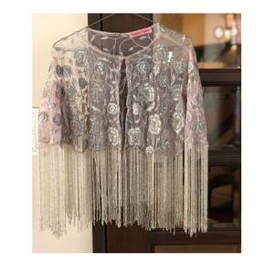 Blusa con cuentas de lentejuelas bordadas de alta calidad para mujer, nuevo diseño, Camisa larga para fiesta de boda, talla XL, el mejor precio para exportación - Product Image 2