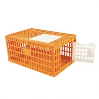 Nouvelle cage de transport en plastique pour poulets, poulailler, boîte de transport pour volailles, montage facile, vente en gros