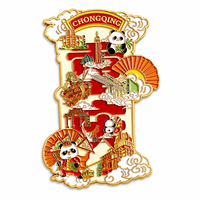 Aimant de réfrigérateur personnalisé Perfection Création d'un souvenir de voyage unique Cadeaux culturels et créatifs mémorables Aimant en émail