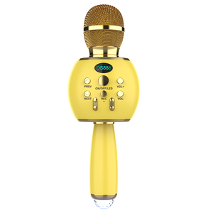 DS888 ไมโครโฟนไร้สายแบบมือถือ KTV สเตอริโอ USB เครื่องเล่นบลูทูธ - Product Image 3