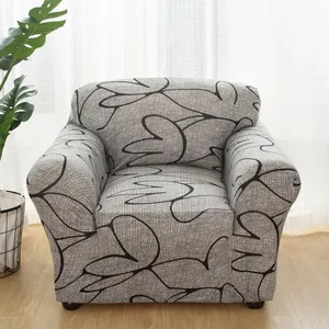 Capa de sofá com elástico floral, capa para decorar cadeiras com estampa, decoração para sala de estar, sala de estar, capa de sofá