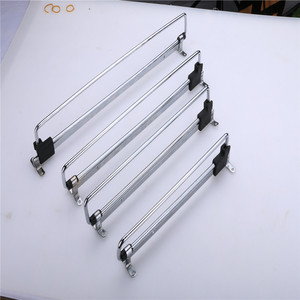 Stainless Steel Telescopic <b>Clothes</b> <b>Rack</b> Wall Mounted Wardrobe Storage Organizer Rectangle Shape Clothing Rail - Product Image 2
