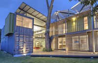 Maisons conteneurs préfabriquées écologiques à deux étages, 2-3 chambres, pour hôtels, prêtes à l'emploi, avec salle de bain, cuisine, étanches