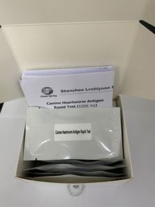 कैनाइन हृदय कृमि एंटीजन रैपिड टेस्ट किट - Product Image 4