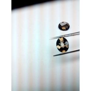 Grado de alta calidad AAA 7x9mm Cuarzo ahumado natural Piedra preciosa suelta Forma ovalada Tablero de ajedrez tratado térmicamente Corte Juego de color marrón - Product Image 6