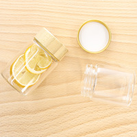 Bouteilles en verre dépoli à large ouverture pour capsules de suppléments alimentaires et vitamines C, 100 ml, 120 ml, 100 CC, couleurs personnalisées, avec couvercle à vis en bambou