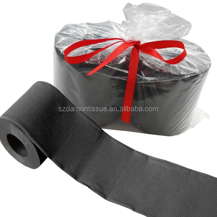 Serviette de toilette en tissu damassé, double épaisseur, très doux, couleur unie, noir, vente en gros